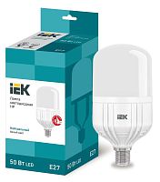 Лампа светодиодная HP 50Вт 230В 4000К E27 | код LLE-HP-50-230-40-E27 | IEK